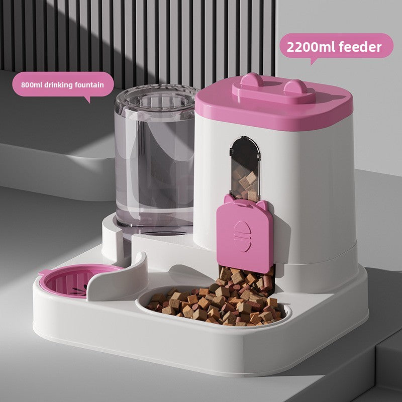 Automatic cat food dispenser