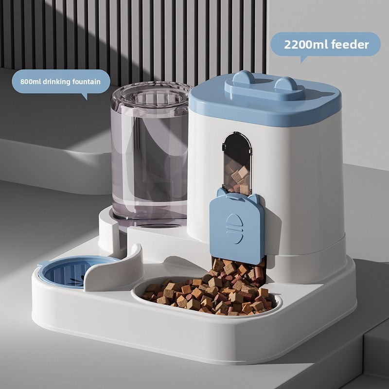 Automatic cat food dispenser