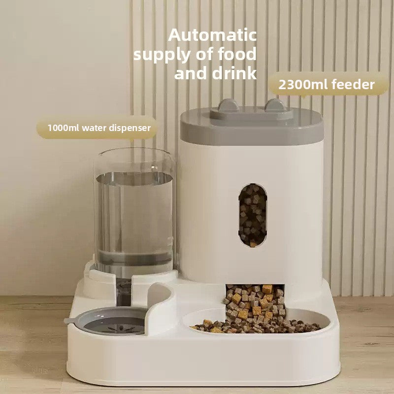 Automatic cat food dispenser